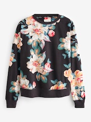 Black Floral Supersoft Cosy Pyjamas - Image 2 of 8