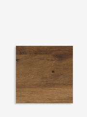 Dark Bronx Chevron Oak Effect Up to 50 inch Slim TV Unit - Image 11 of 12
