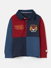 Joules Union Blue Cotton Rugby Shirt - Image 1 of 6