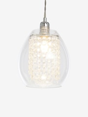 Clear Bella Easy Fit Pendant Lamp Shade - Image 5 of 6