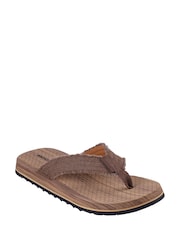 Skechers Brown Mens Tantric Fritz Sandals - Image 1 of 6