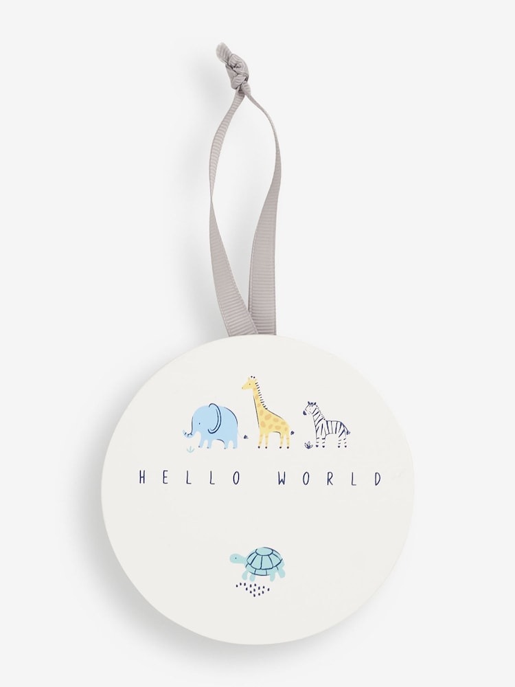 Мемориальная доска JoJo Maman Bé Hello World - Image 1 of 2