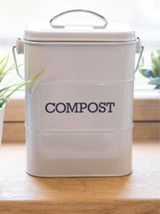 Grey 3 Litre Compost Bin - Image 1 of 2