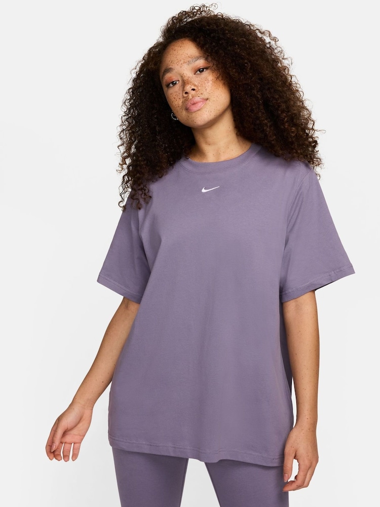 Nike Dark Purple Sportswear T-Shirt - Image 1 of 5