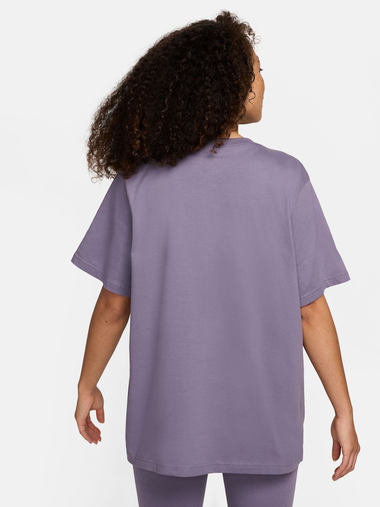 Nike Dark Purple Sportswear T-Shirt - Image 2 of 5