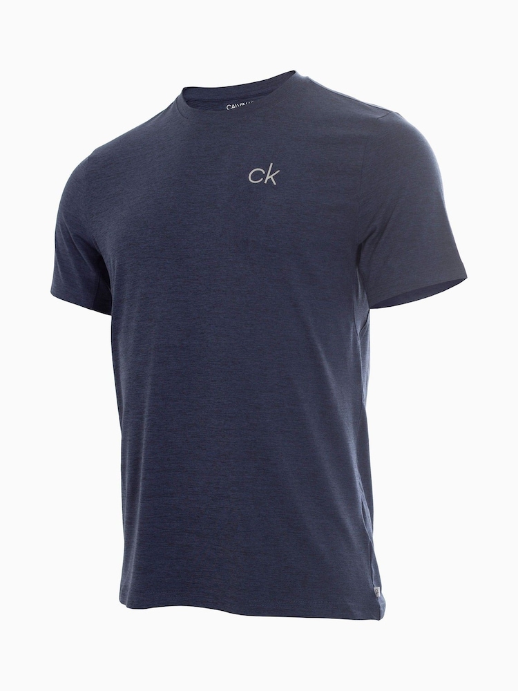 أزرق داكن - تي شيرت Newport من Calvin Klein Golf - Image 3 of 4