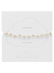 Estella Bartlett Silver Floral Daisy Chain Bracelet - Image 3 of 5