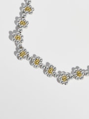 Estella Bartlett Silver Floral Daisy Chain Bracelet - Image 4 of 5