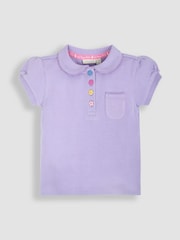 JoJo Maman Bébé Lilac Purple Polo Shirt - Image 1 of 3