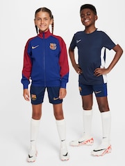 Nike Blue Jr. FC Barcelona 24/25 Home Stadium Football Shorts - Image 3 of 7