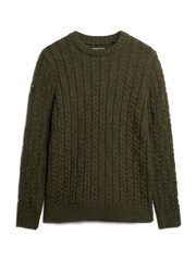 Grün - Superdry Vintage Jacob Pullover​​​​​​​ mit Rundhalsausschnitt - Bild 4 von 6