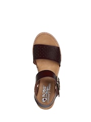 Skechers Brown black Womens Desert Kiss Sunny Flair Sandals - Image 4 of 5