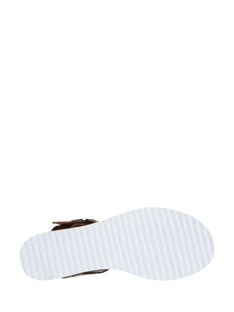 Skechers Brown black Womens Desert Kiss Sunny Flair Sandals - Image 5 of 5