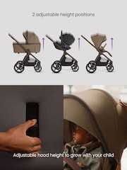 Maple Cove 2 Family Pushchair  Car Seat Nursery Travel System Bundle Silver Cross - Image 4 of 6