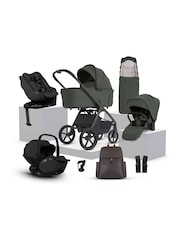 Silver Cross Pewter Cove 2 Family Pushchair  Car Seat Nursery Travel System Bundle - Image 1 of 6