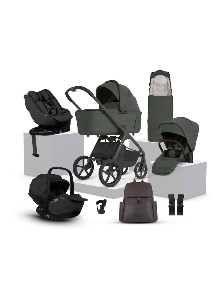 Silver Cross Pewter Cove 2 Family Pushchair Car Seat Nursery Travel System Bundle - Image 1 of 6 Silver Cross Pewter Cove 2 Family Pushchair Car Seat Nursery Travel System Bundle - Image 1 of 6