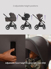 Silver Cross Chocolate Cove 2 Family Pushchair  Car Seat Nursery Travel System Bundle - Image 4 of 6