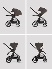 Silver Cross Chocolate Cove 2 Family Pushchair  Car Seat Nursery Travel System Bundle - Image 5 of 6