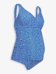 JoJo Maman Bébé Blue Spot Maternity Tankini Set - Image 6 of 7