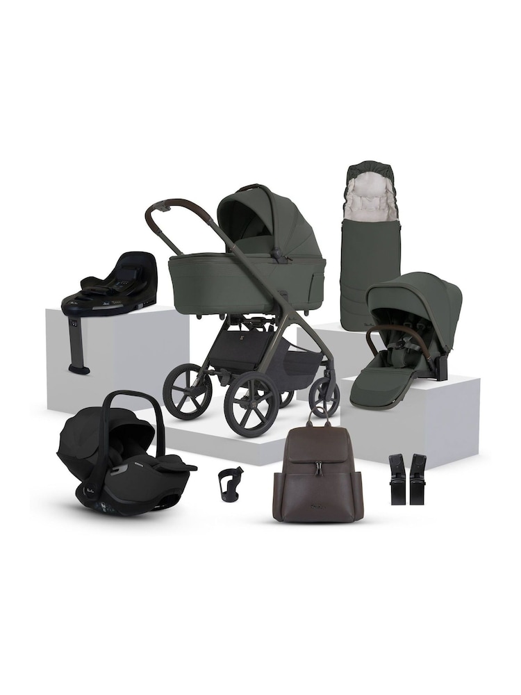 Silver Cross Pewter Cove 2 Ultimate Pushchair Car Seat Nursery Travel System Bundle - Image 1 of 6 Silver Cross Pewter Cove 2 Ultimate Pushchair Car Seat Nursery Travel System Bundle - Image 1 of 6