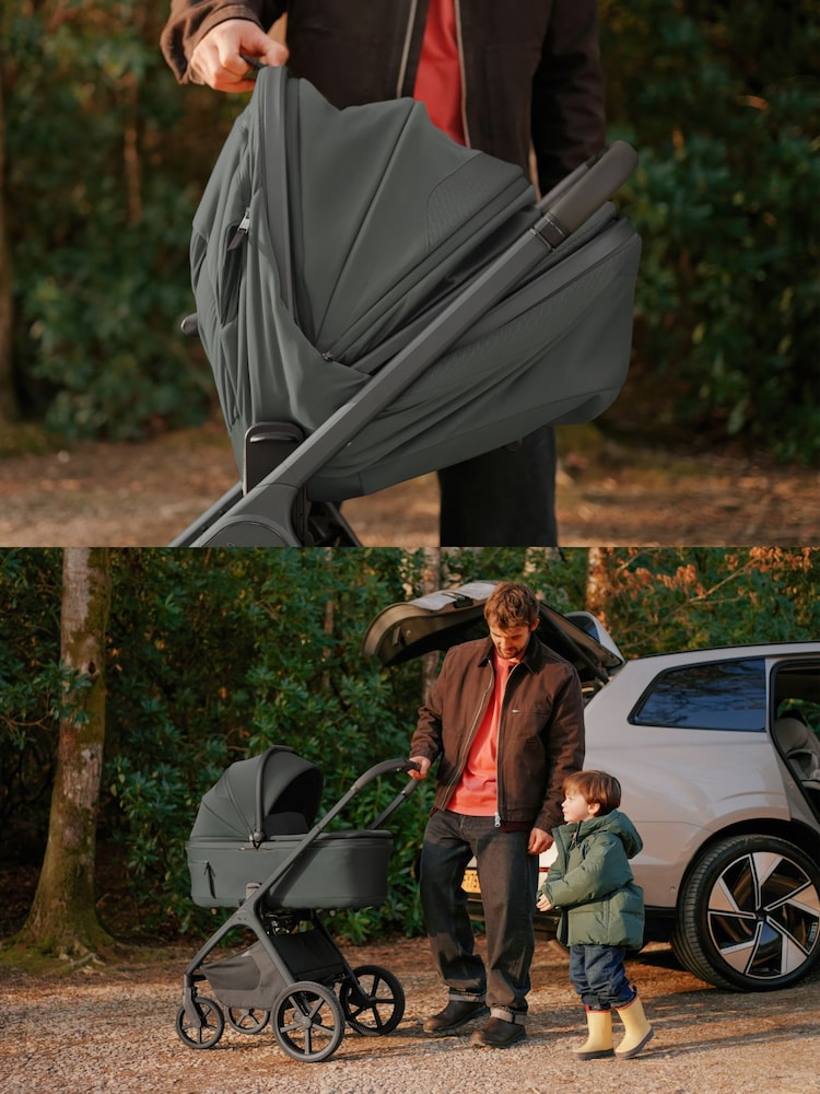 Silver Cross Pewter Cove 2 Ultimate Pushchair Car Seat Nursery Travel System Bundle - Image 2 of 6 Silver Cross Pewter Cove 2 Ultimate Pushchair Car Seat Nursery Travel System Bundle - Image 2 of 6