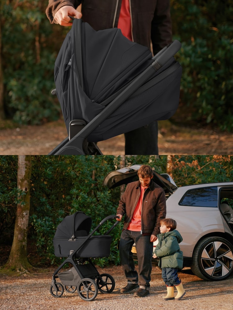 Silver Cross Onyx Cove 2 Ultimate Pushchair Car Seat Nursery Travel System Bundle - Image 2 of 6 Silver Cross Onyx Cove 2 Ultimate Pushchair Car Seat Nursery Travel System Bundle - Image 2 of 6