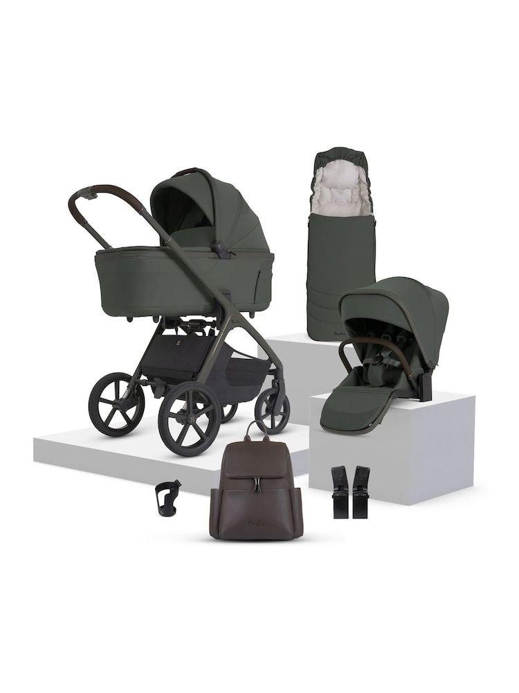 Silver Cross Pewter Cove 2 Pushchair  Accessories Nursery Travel System Bundle - Image 1 of 6