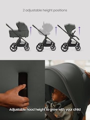 Silver Cross Pewter Cove 2 Pushchair  Accessories Nursery Travel System Bundle - Image 5 of 6