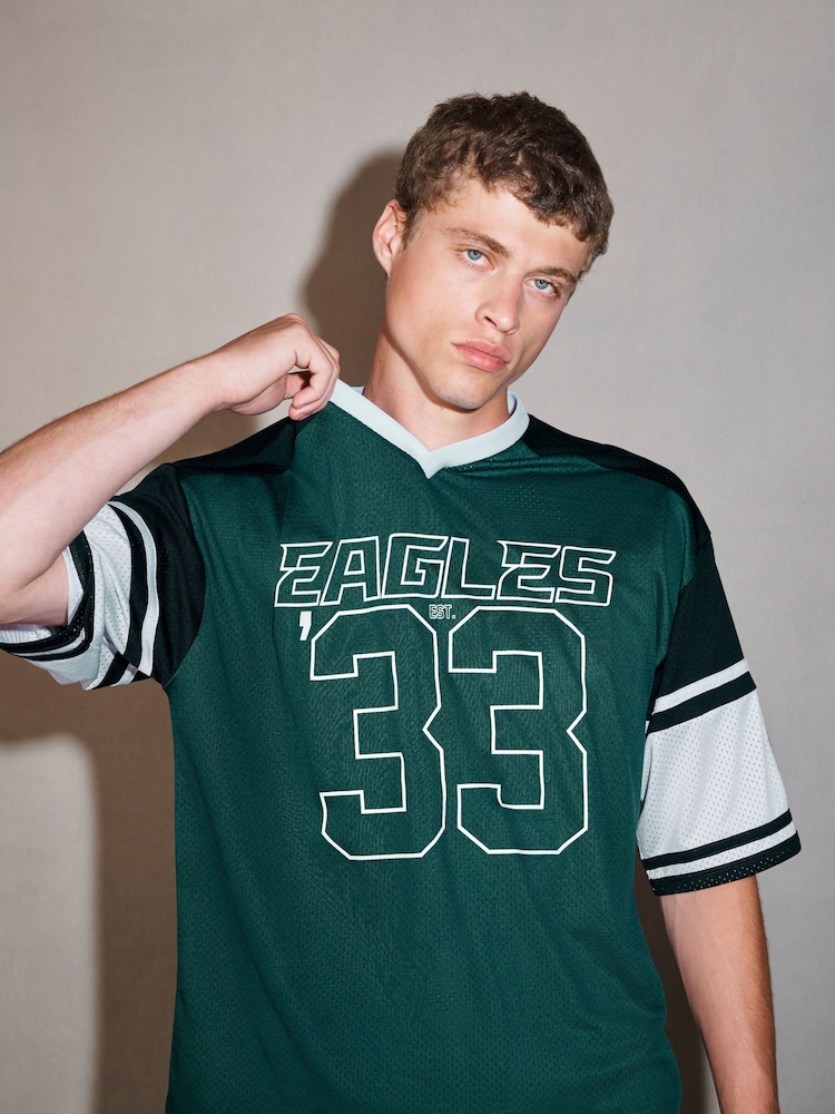Green EDIT NFL American Football Jersey - Image 1 of 5