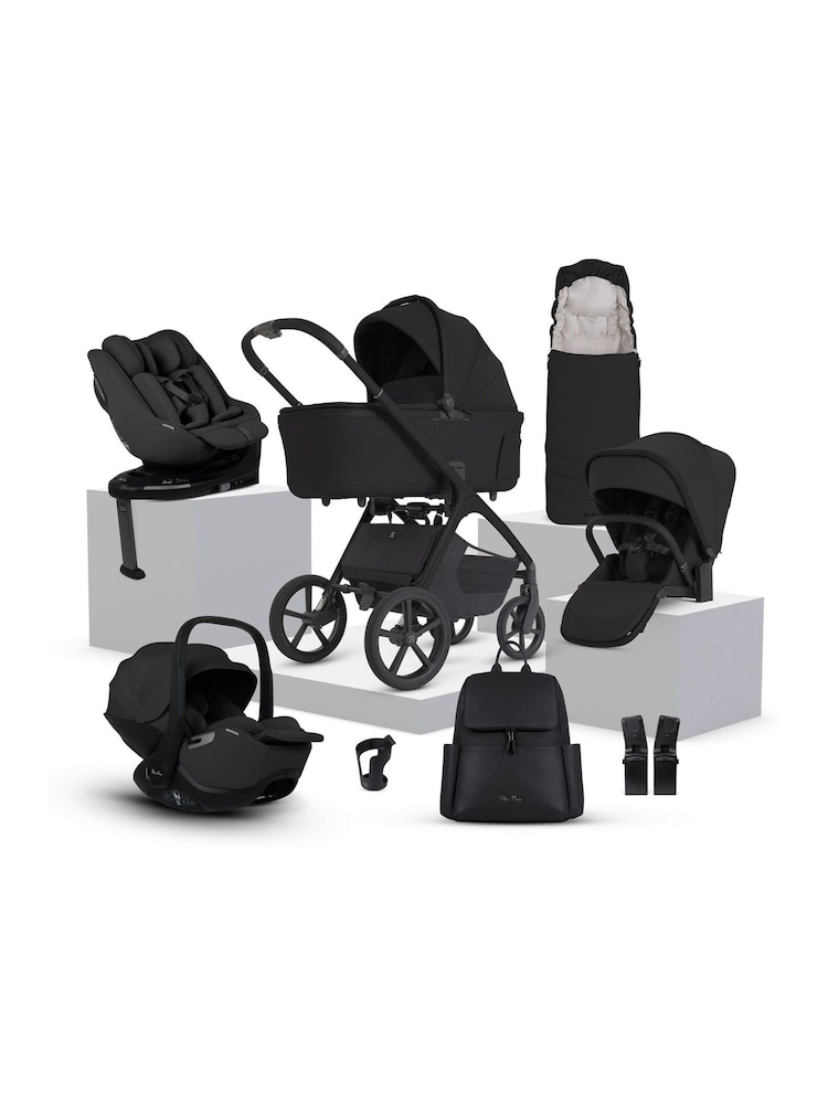 Silver Cross Onyx Cove 2 Family Pushchair Car Seat Nursery Travel System Bundle - Image 1 of 6 Silver Cross Onyx Cove 2 Family Pushchair Car Seat Nursery Travel System Bundle - Image 1 of 6