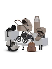 Silver Cross Champagne Cove 2 Family Pushchair  Car Seat Nursery Travel System Bundle - Image 1 of 6