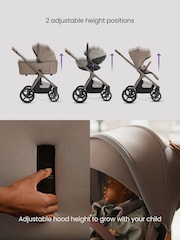 Silver Cross Champagne Cove 2 Family Pushchair  Car Seat Nursery Travel System Bundle - Image 4 of 6