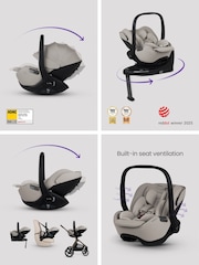 Silver Cross Champagne Cove 2 Family Pushchair  Car Seat Nursery Travel System Bundle - Image 6 of 6