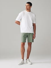 Stone/Khaki Green Soft Fabric Jersey Shorts 2 Pack - Image 8 of 12