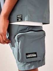 Blue Short Sleeve Utility Shirt & Shorts Set (3-16yrs) - Image 7 of 10