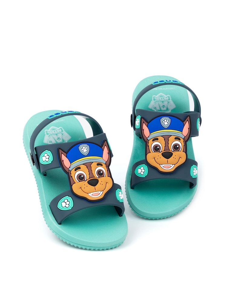 Vanilla Underground Blue Kids Paw Patrol Character Sandals - Image 1 of 5 Vanilla Underground Blue Kids Paw Patrol Character Sandals - Image 1 of 5