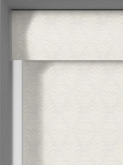 Pearl White Fresca Made to Measure Blackout Roller Blind - Image 4 of 6