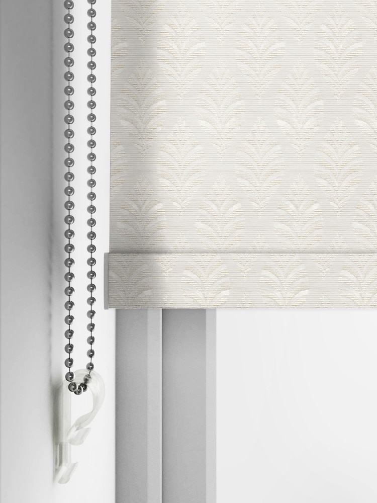 Pearl White Fresca Made to Measure Blackout Roller Blind - Image 5 of 5 Pearl White Fresca Made to Measure Blackout Roller Blind - Image 5 of 5