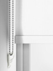 White Lowry Made to Measure Blackout Roller Blind - Image 5 of 6