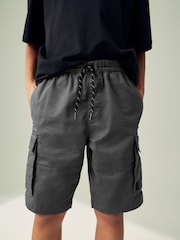 Charcoal Grey Single Cargo Shorts (3-16yrs) - Image 1 of 4