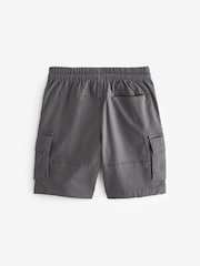 Charcoal Grey Single Cargo Shorts (3-16yrs) - Image 3 of 4