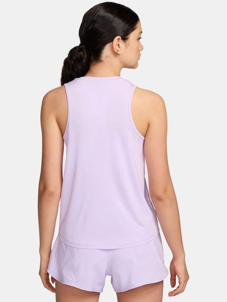 Nike Lilac Purple One Classic Dri-FIT Tank Top - Image 2 of 5