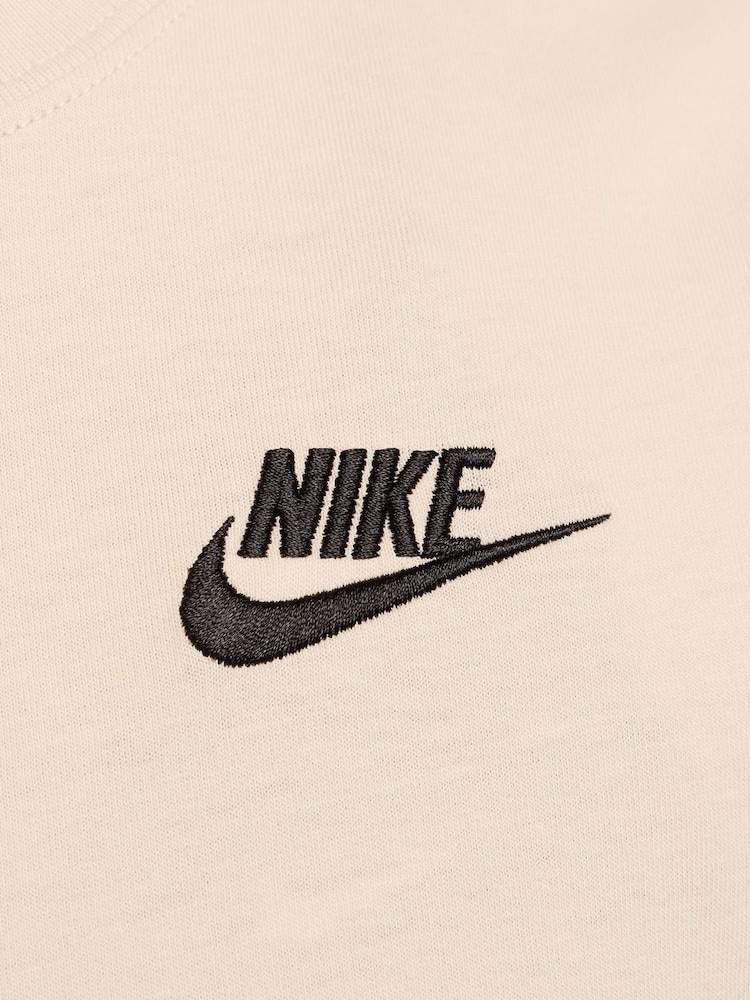 Nike Cream Club Cropped Sleeveless Top - Image 6 of 6 Nike Cream Club Cropped Sleeveless Top - Image 6 of 6