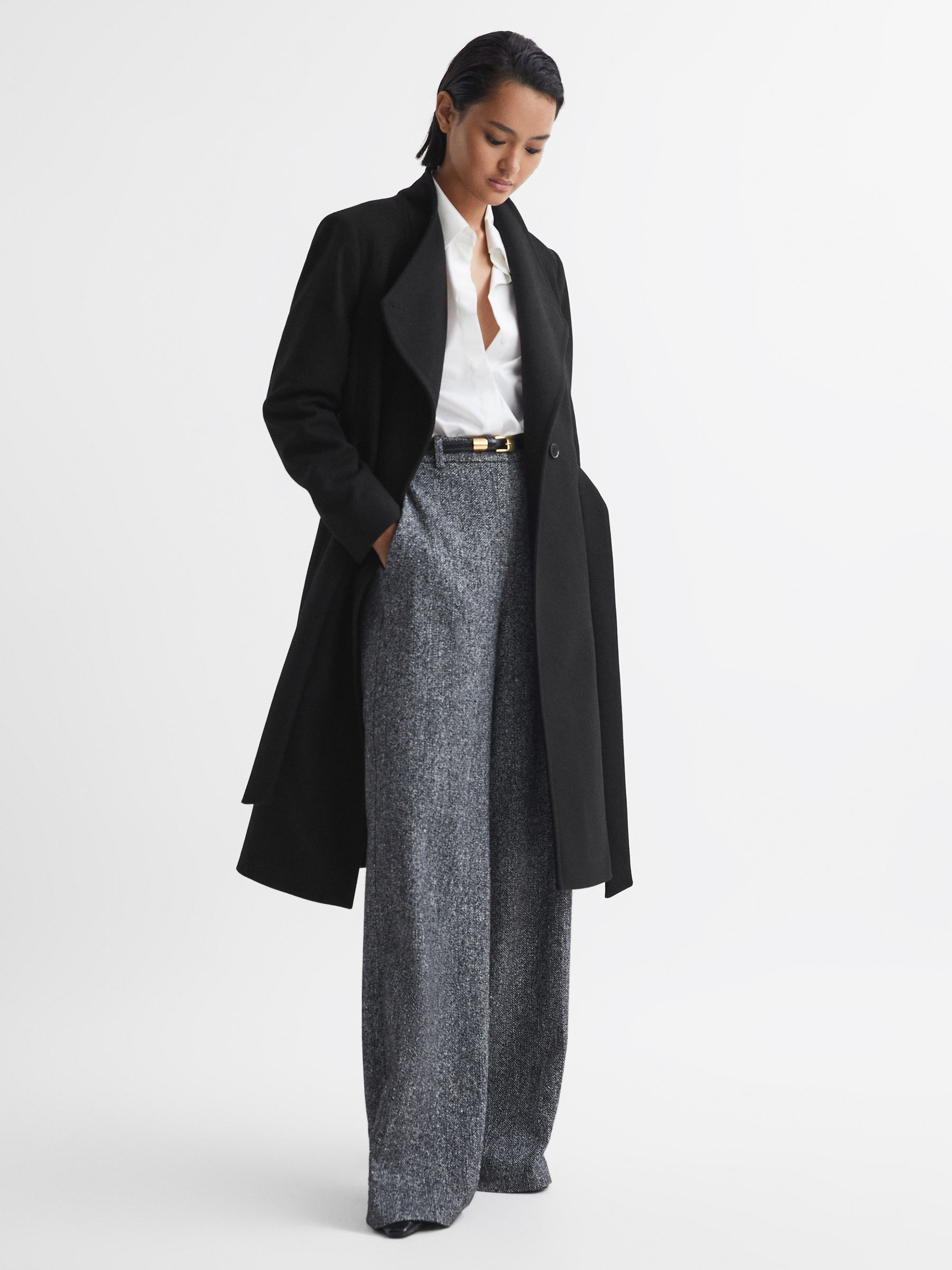 Reiss longline coat on sale