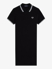 Fred Perry Twin Tipped Polo Black Dress - Image 7 of 9