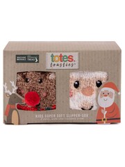 Totes Red toasties Childrens Super Soft Socks - Image 4 of 4