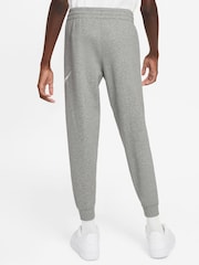Nike Dark Grey Heather Club Fleece Logo Joggers - Image 2 of 8