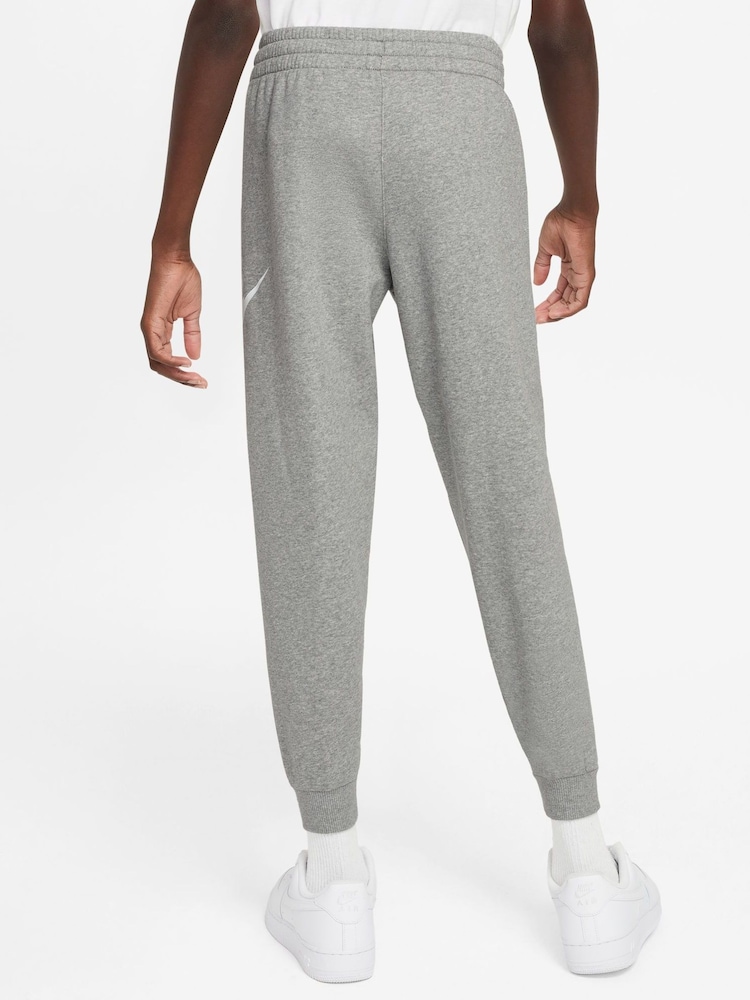 Nike Dark Grey Heather Club Fleece Logo Joggers - Image 2 of 8