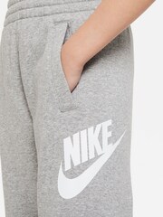 Nike Dark Grey Heather Club Fleece Logo Joggers - Image 6 of 8