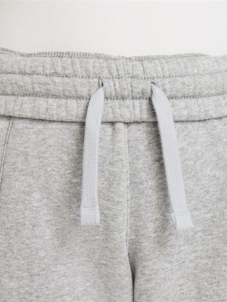 Nike Dark Grey Heather Club Fleece Logo Joggers - Image 8 of 8